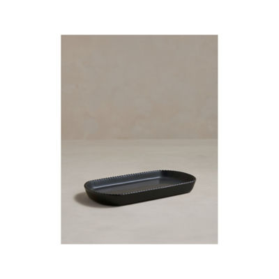 Stacey Solomon earthenware black beaded bath tray, UK version