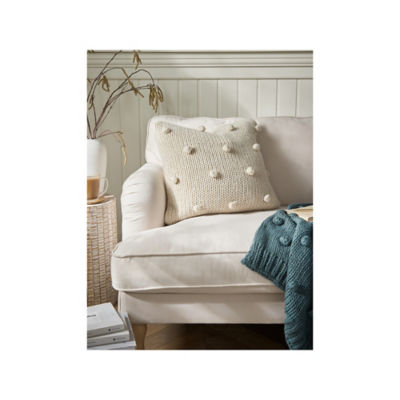Stacey Solomon natural plain cushion 50x50cm - British product