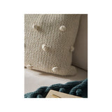 Stacey Solomon natural plain cushion 50x50cm - British product