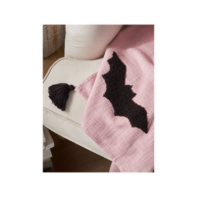Stacey Solomon pink Halloween throw 120x150cm - British product