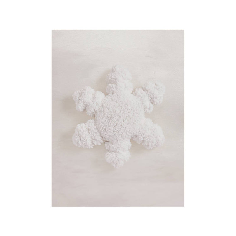 Stacey Solomon white snowflake-shaped cushion 45x45cm, UK version