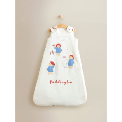 George Home Paddington Bear Blue White Baby Sleep Bag 2.5 Tog