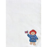 George Home fleece shawl Paddington Bear blue and white (British brand)
