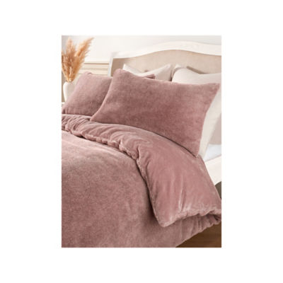 Stacey Solomon pink faux fur duvet set (British brand)