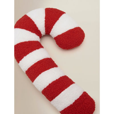 GH cushion red and white 40x20cm - British product
