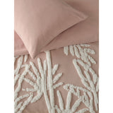 George Home Palm Tree Print Tufted Duvet Set Single (British brand)