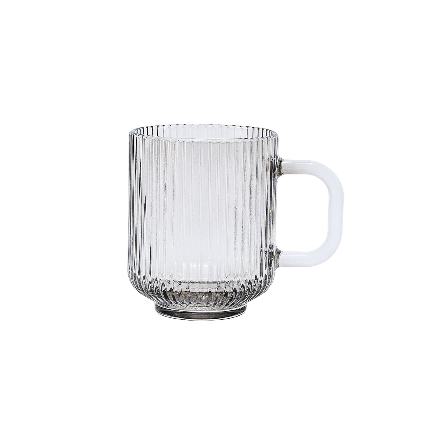 George Home Ribbed Smoked Tea Mug 11.5x7.8x10cm (British brand)