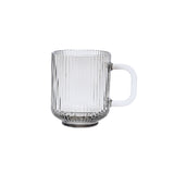 George Home Ribbed Smoked Tea Mug 11.5x7.8x10cm (British brand)