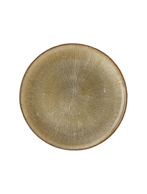 George Home gold glass side plate - British product