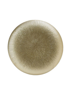 George Home gold glass dinner plate, imported from the UK
