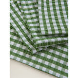 George Home green and white gingham napkins set of 4 - British product