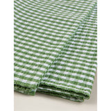 George Home green white gingham seersucker tablecloth 230x140cm, UK version