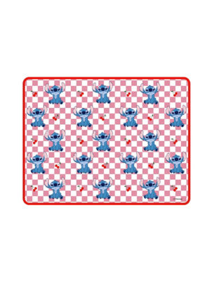 George Home pink stitch wipe-clean placemat 38x29cm - British product