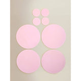 George Home pink corkback placemat and coaster set - British product