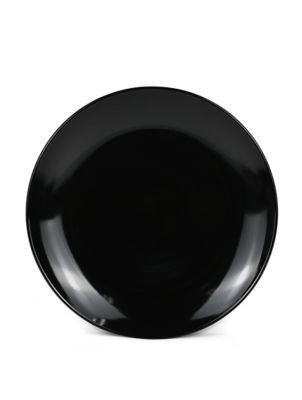 George Home solid black dinner plate 24cm, UK version