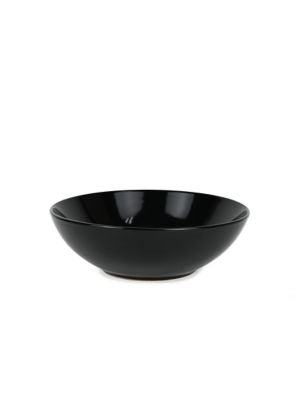 George Home solid black cereal bowl 18cm (British brand)