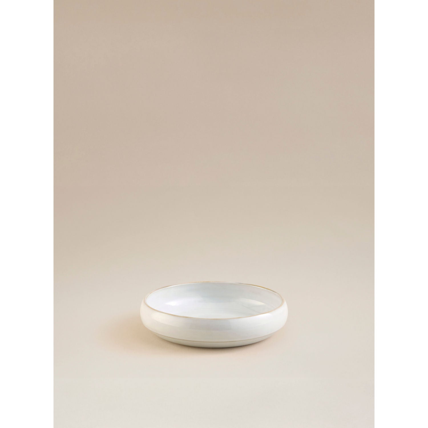 George Home white reactive glaze pasta bowl, UK version