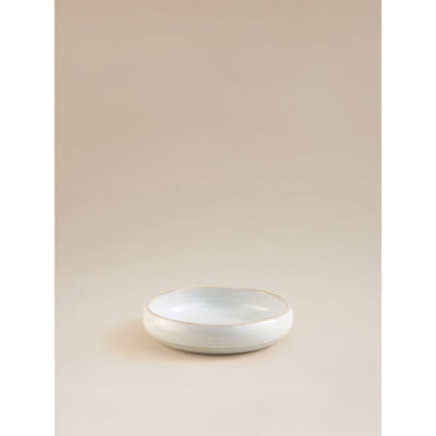 George Home white reactive glaze pasta bowl, UK version