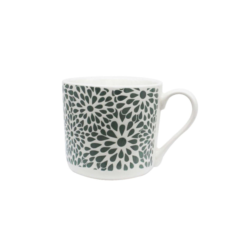 George Home green floral mug, UK version