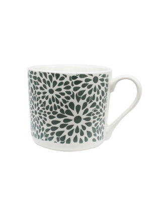 George Home green floral mug, UK version