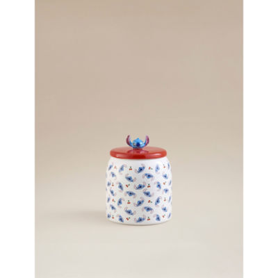 George Home pink earthenware Disney Stitch sweetie jar, imported from the UK