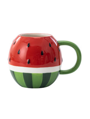 ASDA George Home Watermelon Shaped Mug 14.1cm x 10.2cm- Buy online at McGrocer