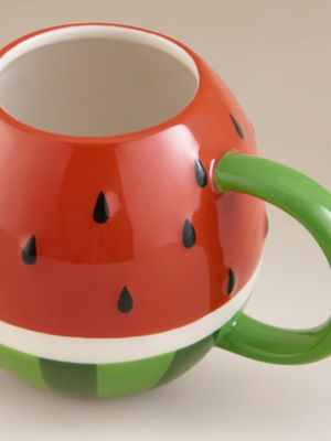 George Home Watermelon Shaped Mug earthenware - UK version