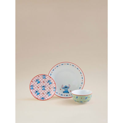 George Home Disney Stitch pink dinner set 12 piece (British brand)