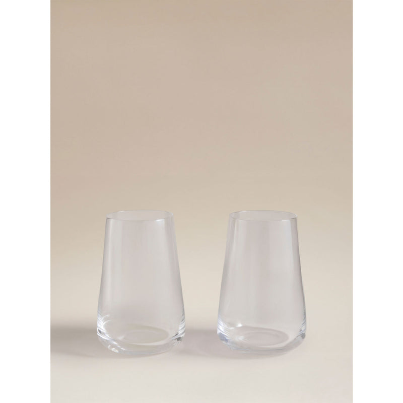 George Home clear hiball glass set of 2 (British brand)