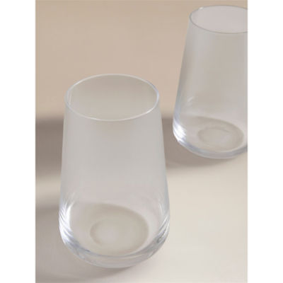 George Home clear hiball glass set of 2 (British brand)
