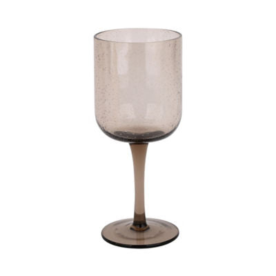 George Home grey bubble wine glass 19cm - British product