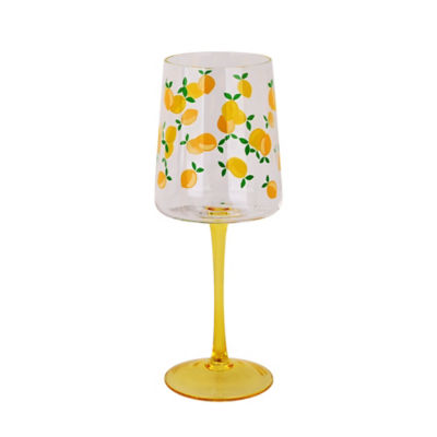 George Home lemon wine glass - British product