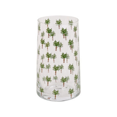 George Home palm tree hiball glass - British product