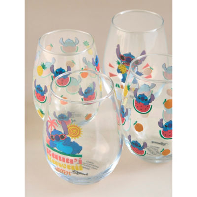 George Home Disney Stitch glass tumbler, UK version