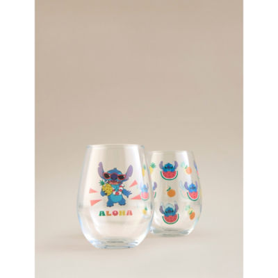 George Home Disney Stitch glass tumbler, UK version