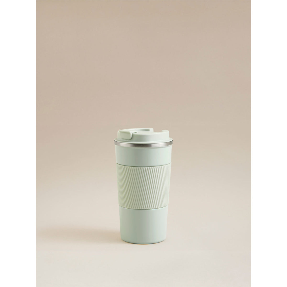 George Home travel mug sage green metal 400ml (British brand)