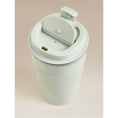 George Home travel mug sage green metal 400ml (British brand)