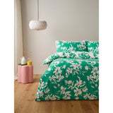 George Home green floral double duvet set, imported from the UK