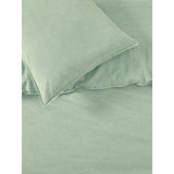 Washed cotton double bedding with soft textured finish, (British brand)