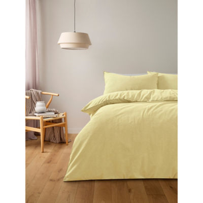 Relaxed washed cotton duvet set single, UK version