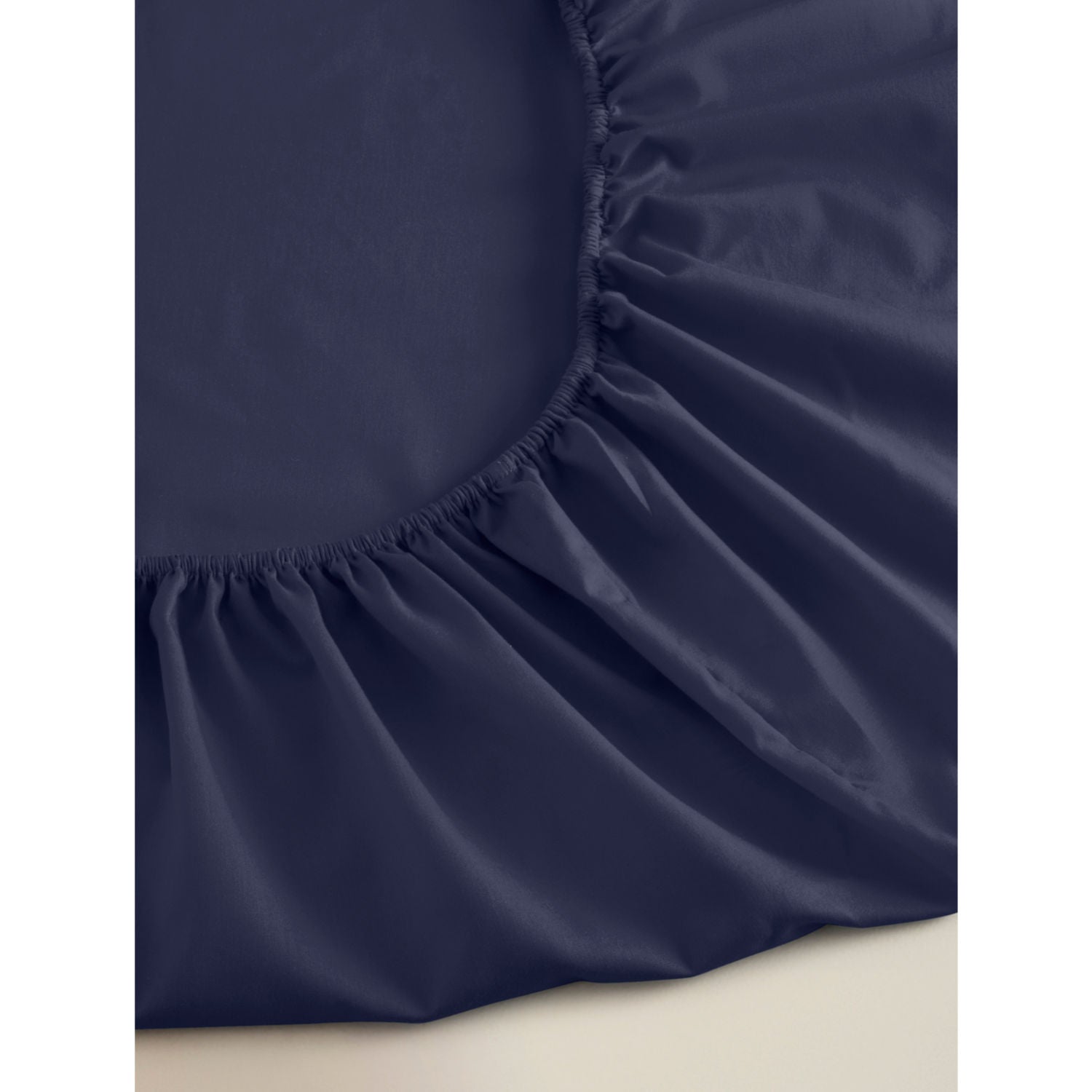 George Home Navy fitted sheet double, imported from the UK