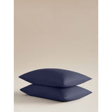 George Home navy pillowcase pair 48x74cm (British brand)