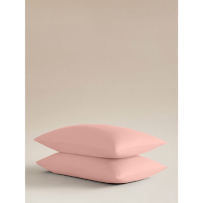 George Home plain pillowcase pair 48x74cm, imported from the UK