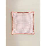 George Home cushion strawberry math book check pattern 45x45cm (British brand)