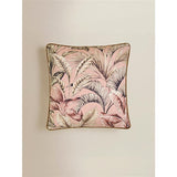 George Home pink palm cushion 45x45cm (British brand)