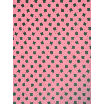 George Home supersoft clover throw pink green (British brand)