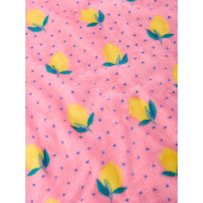 George Home pink lemons supersoft throw 150x120cm (British brand)