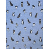 George Home blue dog throw 150x120cm, imported from the UK