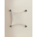 George Home leaf motif cushion 45x45cm (British brand)