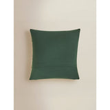 George Home green embroidered daisy cushion 45x45cm - British product